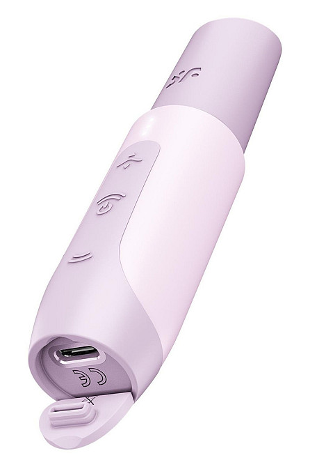 Стимулятор клітора хвильовий Satisfyer Secret Kiss у формі помади, рожевий Sex Aura Київ - фото 5