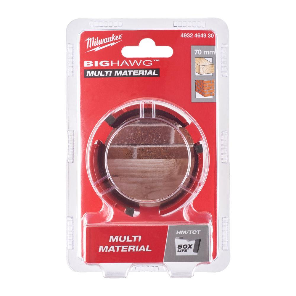 Коронка по мультіматеріалу MILWAUKEE Bighawg, діаметр 70мм Одеса - фото 2