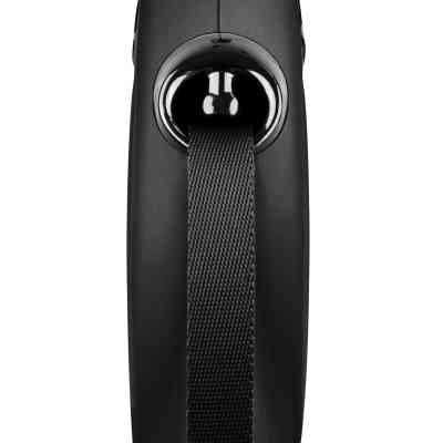 Повідець для собак Flexi New Classic L стрічка 8 м (чорний) (4000498023020) Вінниця