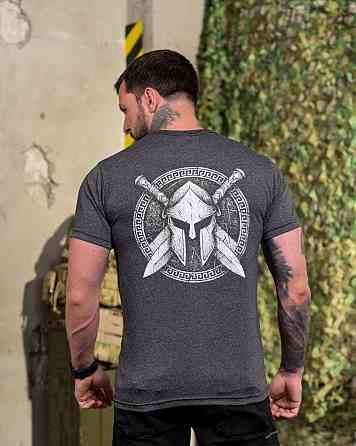 Бавовняна футболка Spartan grey ПП7691 Київ