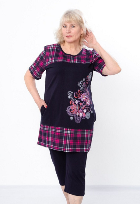 Комплект женский летний туника + трессы 