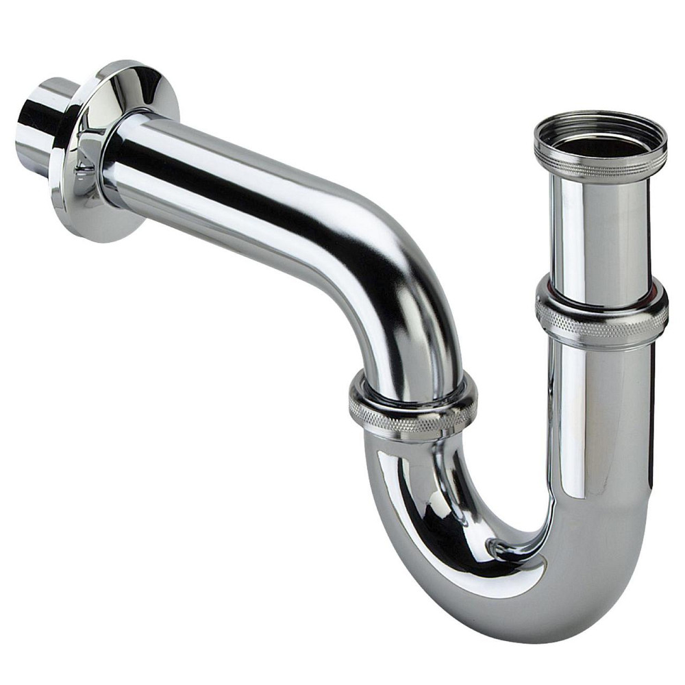 Сифон для раковини VIEGA 1 1/4″х1 1/4″ хром трубный б/г 305611 Киев - изображение 1