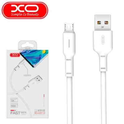 Дата кабель USB 2.0 AM to Micro 5P 1.0m 3A white XO (NB112-M-WH) Винница