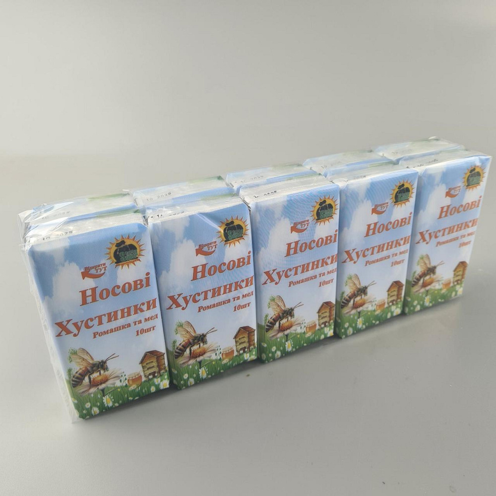 Бyажна хустка Супер Торба Ромашка та мед (10 шт.) Харків - фото 2