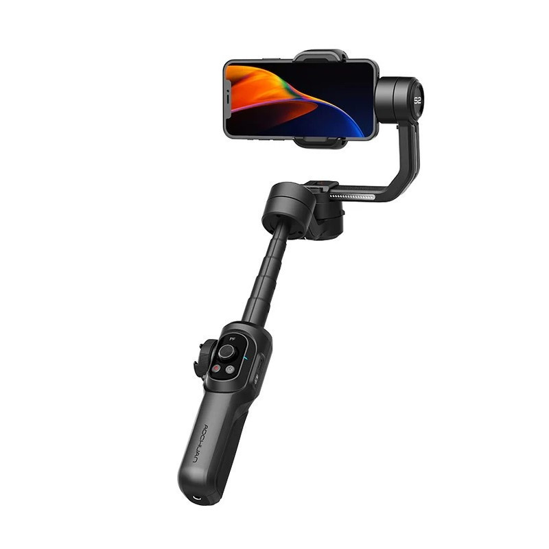 Триосьовий стабілізатор AOCHUAN Professional Gimbal Stabilizer for Smartphone SMART S2 Чорний Київ - фото 7