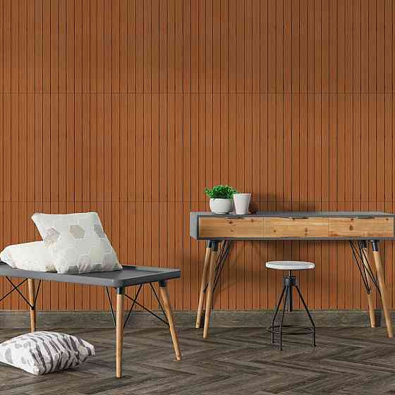 Покрытие виниловое самоклеющееся 3D рейки 600х600х2,8мм SW-00003246 Днепр