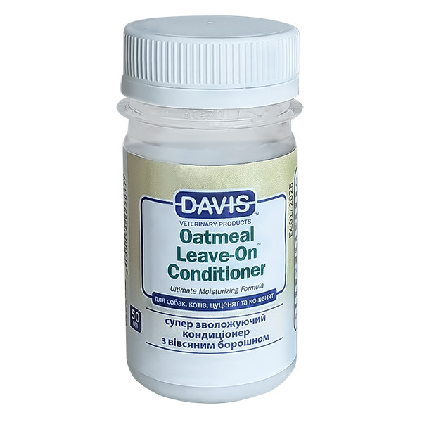 Davis Oatmeal Leave-On Conditioner ДЕВІС ВІВСЯНЕ БОРОШНО суперзволожувальний дерматокосметичний кондиціонер для собак і котів, концентрат Київ - фото 1