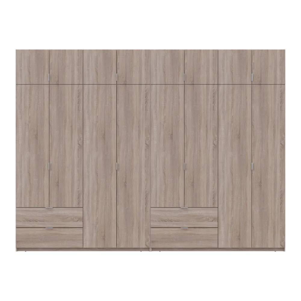 Шафа для одягу Doros Лукас Дуб сонома 4+4 ДСП 320х50х240 DRS-011710 (42005127) Дніпро - фото 4