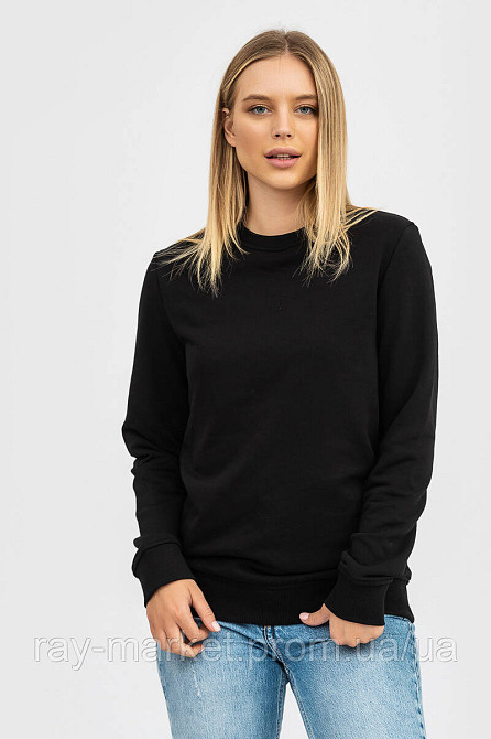 Свитшот базовый утепленный Ray Basic женский черный (U0301W-Black) XXL Киев - изображение 1