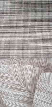 Шпалери вінілові на флізеліні Sintra Adria метрові однотонні тонка смужка структурні коричневі Київ