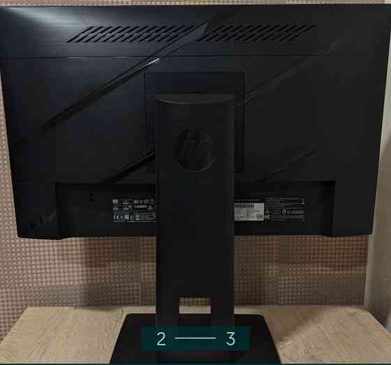 Монитор: HP X24ih 144Hz. 1MS IPS Full HD 24