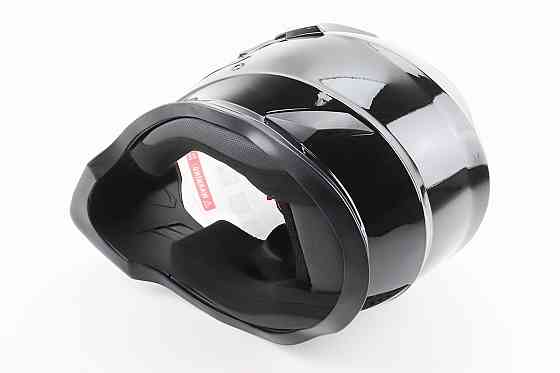 Шолом кросовий/ендуро/АТV зі склом BLD-819-7 L (59-60см), ЧОРНИЙ глянець Киев