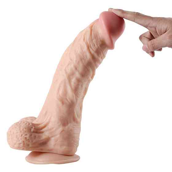 Фаллоимитатор Large Leilong Lifelike L телесный без вибрации Sex Aura Киев