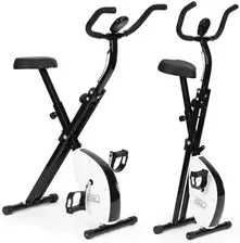 Велотренажер Rowerek treningowy rower stacjonarny fitness mechaniczny licznik komputer płynna regulacja - biały ModernHome Київ - фото 1