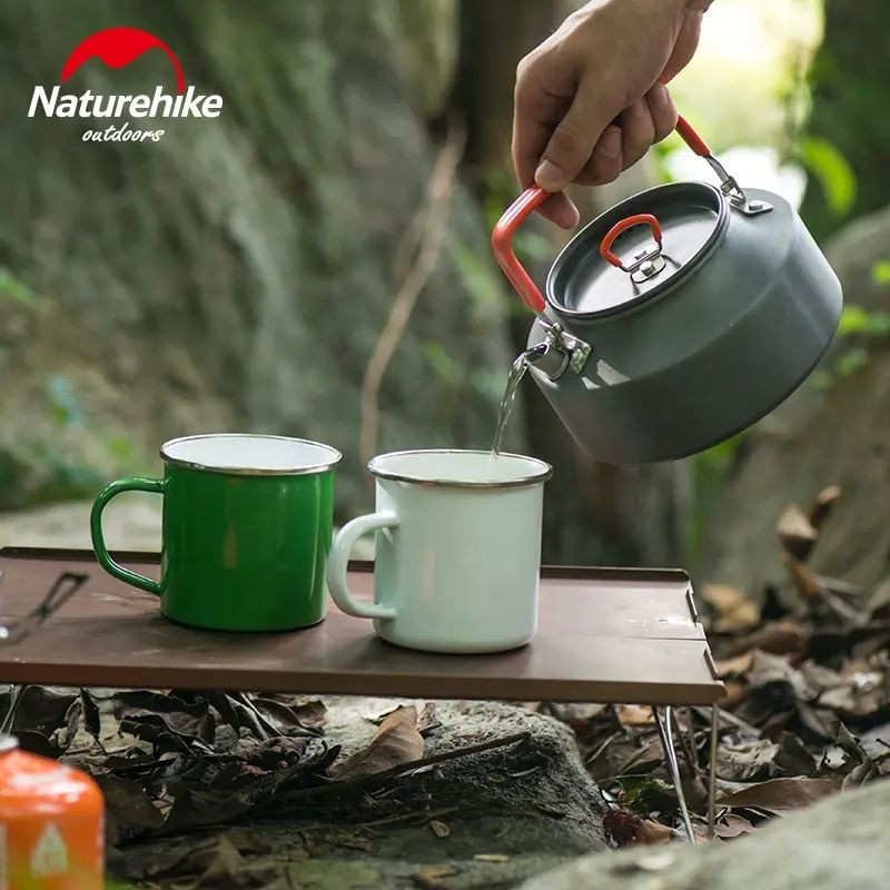 Чайник Naturehike NH17C020-H 1.1 л, алюміній, сірий Київ - фото 5