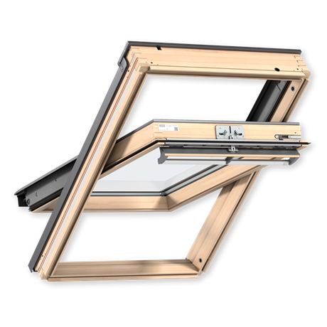 Мансардное двухкамерное окно Velux Стандарт Плюс GLL 1061  (ручка сверху) 66*118 Киев - изображение 1