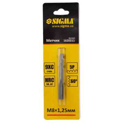 Метчик Sigma М8x1.25мм (1620211) Винница
