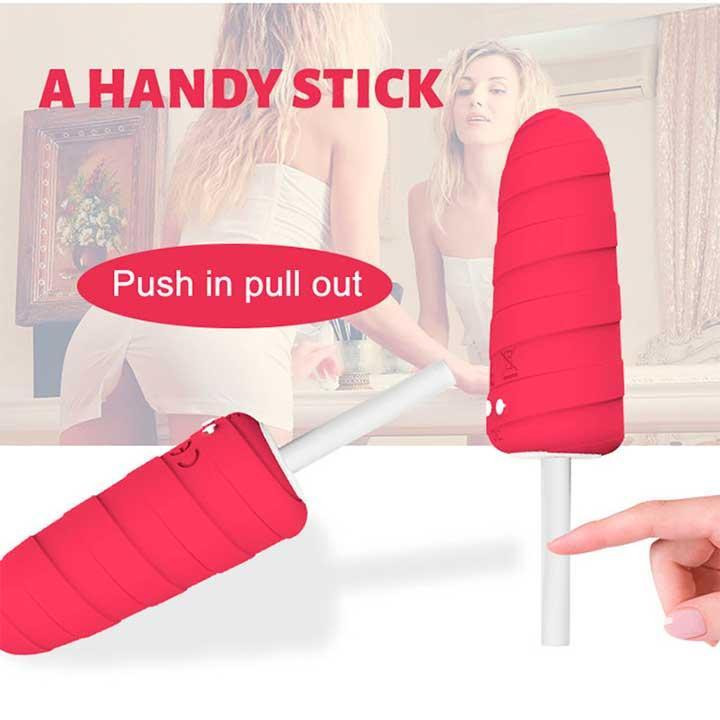 Вібратор "Морозиво" 10X Popsicle Vibrator USB - Рожевий - Вібратори Вінниця - фото 7