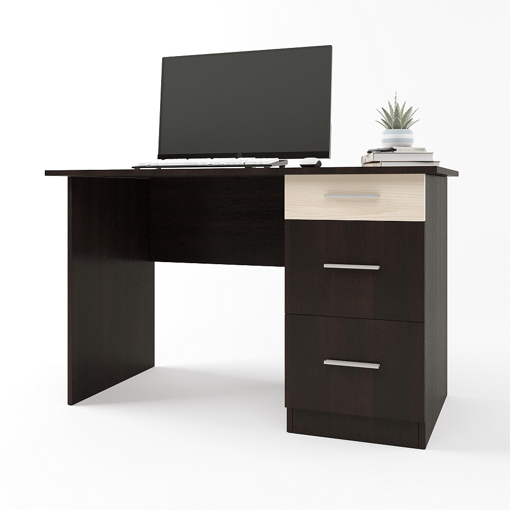 Письмовий стіл Еверест Школяр-4 венге + дуб молочний (DTM-2165) Львів - фото 1