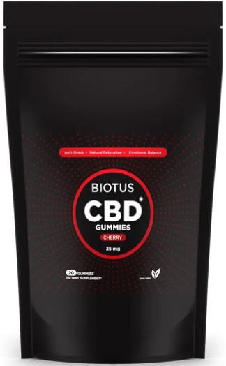 Канабідіол Biotus CBD Gummies 25 мг 20 желейных мишек Київ - фото 1