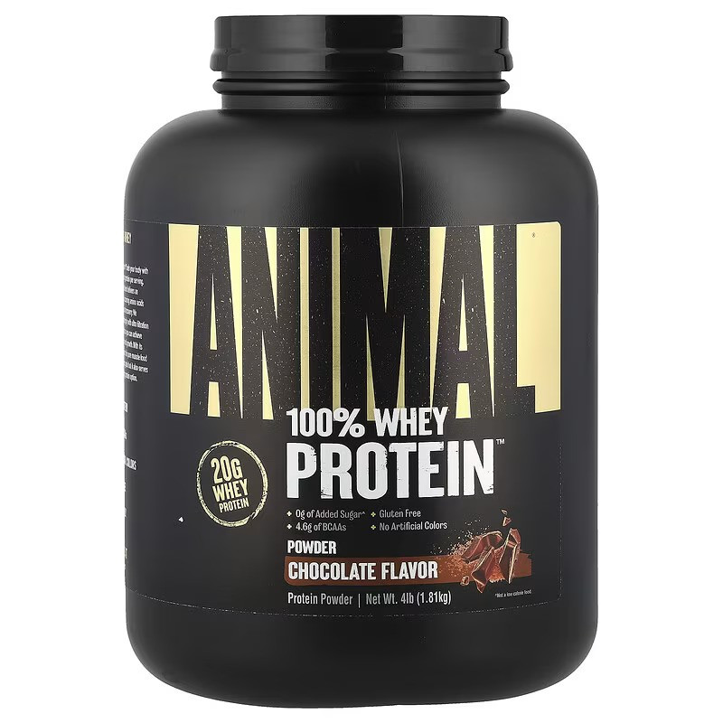 Протеїн Universal Nutrition Animal 100% Whey 1.8 kg Chocolate Луцьк - фото 1