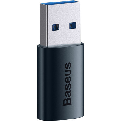 Перехідник USB 3.1 M to USB-C F blue Baseus (ZJJQ000103) Вінниця - фото 2