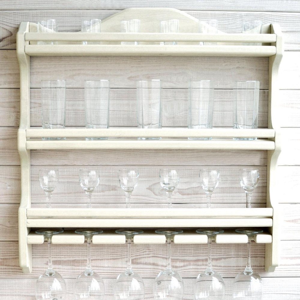 Полиця для келихів "Еморі" зефір Миколаїв - фото 1