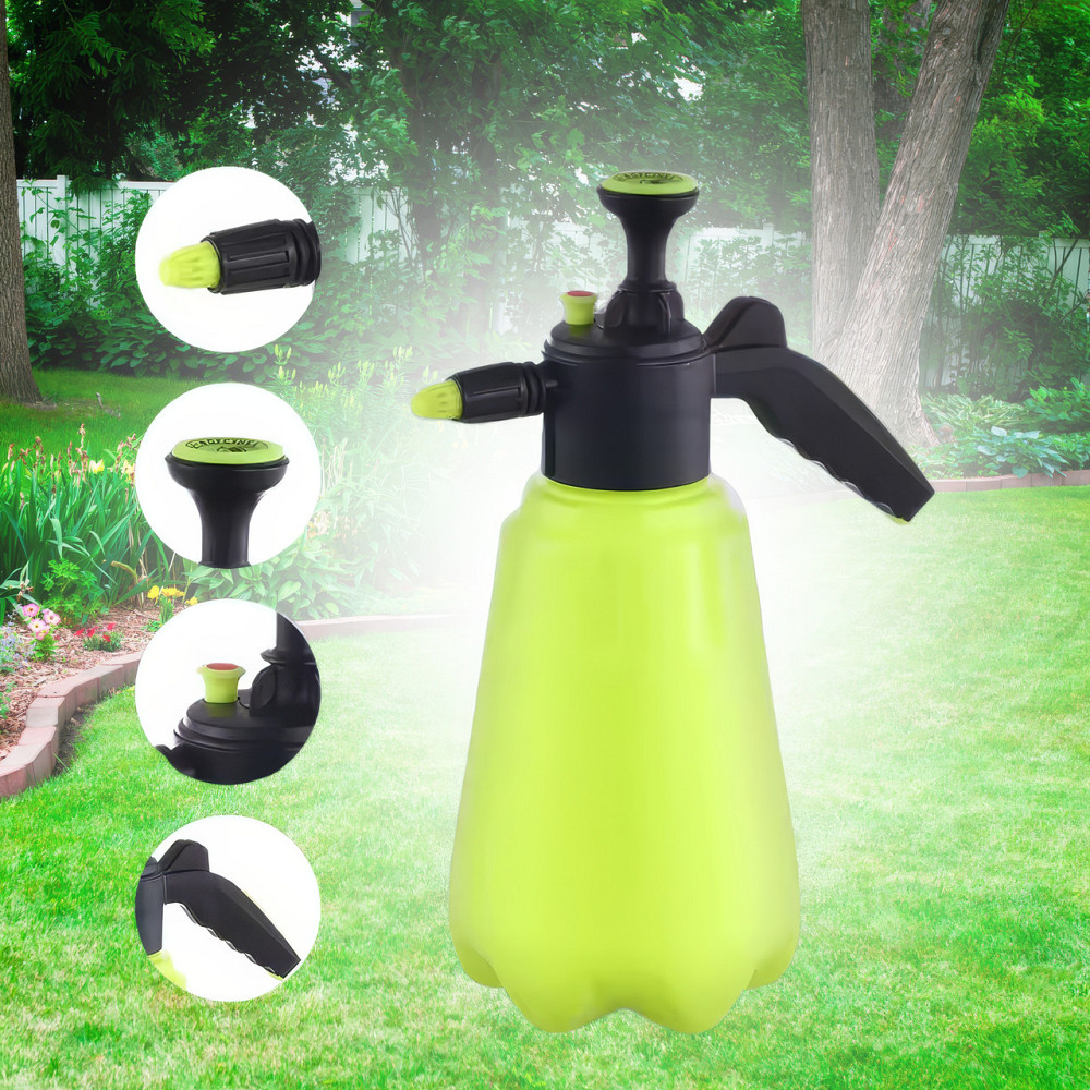 Ручной опрыскиватель для сада и огорода пневматический садовый,пластиковый,жёлтый на 2 литра Каменец-Подольский - изображение 1
