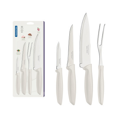 Набор ножей Tramontina Plenus Light Grey 4 шт (23498/331) Винница - изображение 2