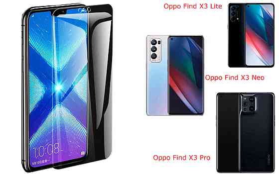 Защитное стекло NeoGlass для Oppo Find X3 Lite, Find X3 Neo, Find X3 Pro – ультрапрозрачное и устойчивое Киев
