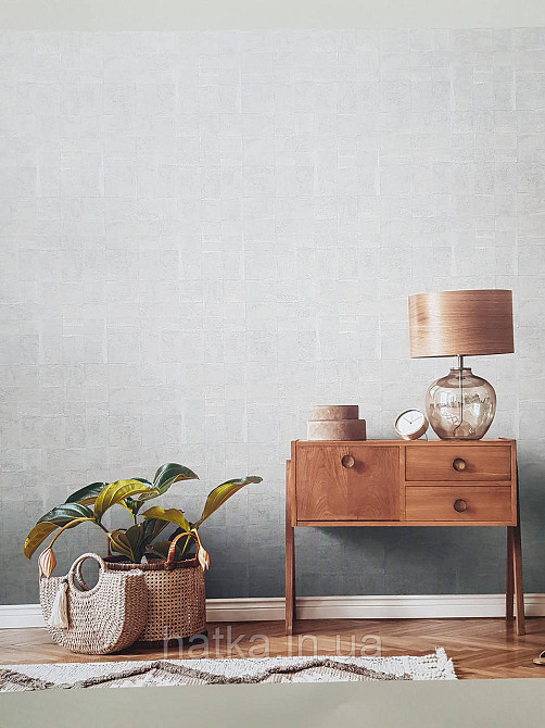 Обои винил на флизелине AS creation Metropolitan stories ByTime 0,53х10 лофт геометрия фигуры серый перламутр Киев - изображение 1