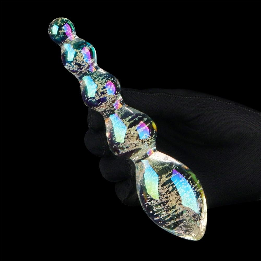 Стеклянный фаллоимитатор DILDO GLOW-IN-THE-DARK TWILIGHT GLEAM GLASS Sex Aura Киев - изображение 5