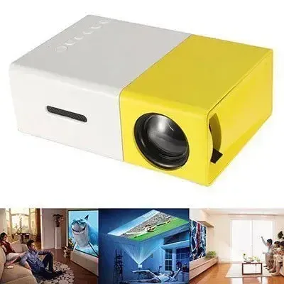 Мультимедийный проектор YG-300 Full HD с динамиком 126×85×47 мм для домашнего кинотеатра Киев - изображение 3