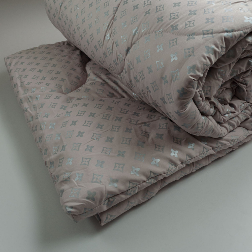 Ковдра силіконова зимова Жако Полісатин YouStar дитяча 110х140 см (Сріблястий) Суми - фото 4