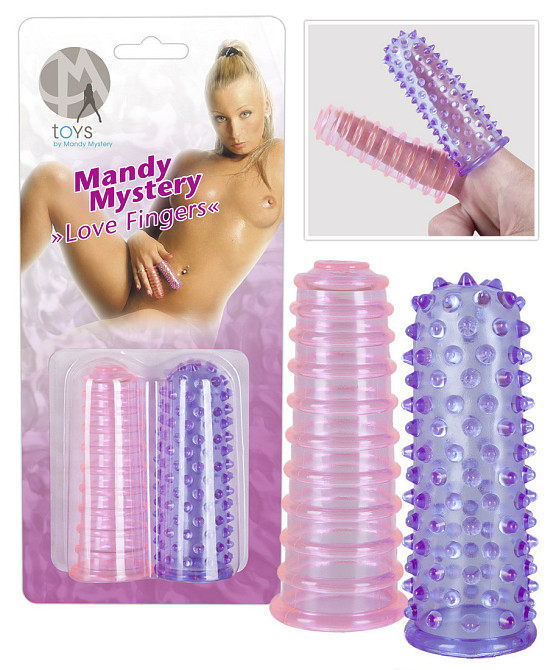 Насадки на палец – Mandy Mystery Love Fingers, 2 шт. Sex Aura Киев - изображение 1