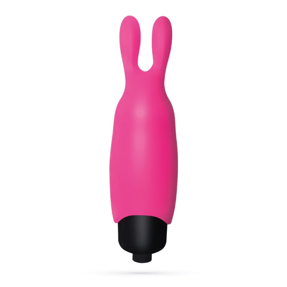 Карманный вибратор зайчик Crushios O-Pet розовый Sex Aura Киев - изображение 4