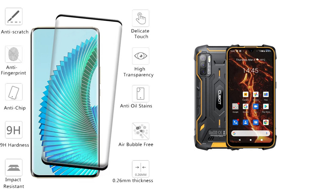 Захисне скло HyperGlass Pro для Cubot KingKong 5, 5 Pro – максимальна чутливість та захист Київ - фото 2