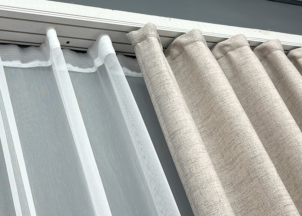 Комплект штор VR-Textil TWEED_V 150х270 2шт и Тюль 500х270 1914ш-1153т Пепельный с белым 71-145/4 Киев - изображение 8