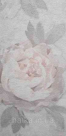 Шпалери метрові вініл на флізеліні A.S.Creation Flowers Symphony квіти півонії великі рожеві на беж 79070-2 Київ