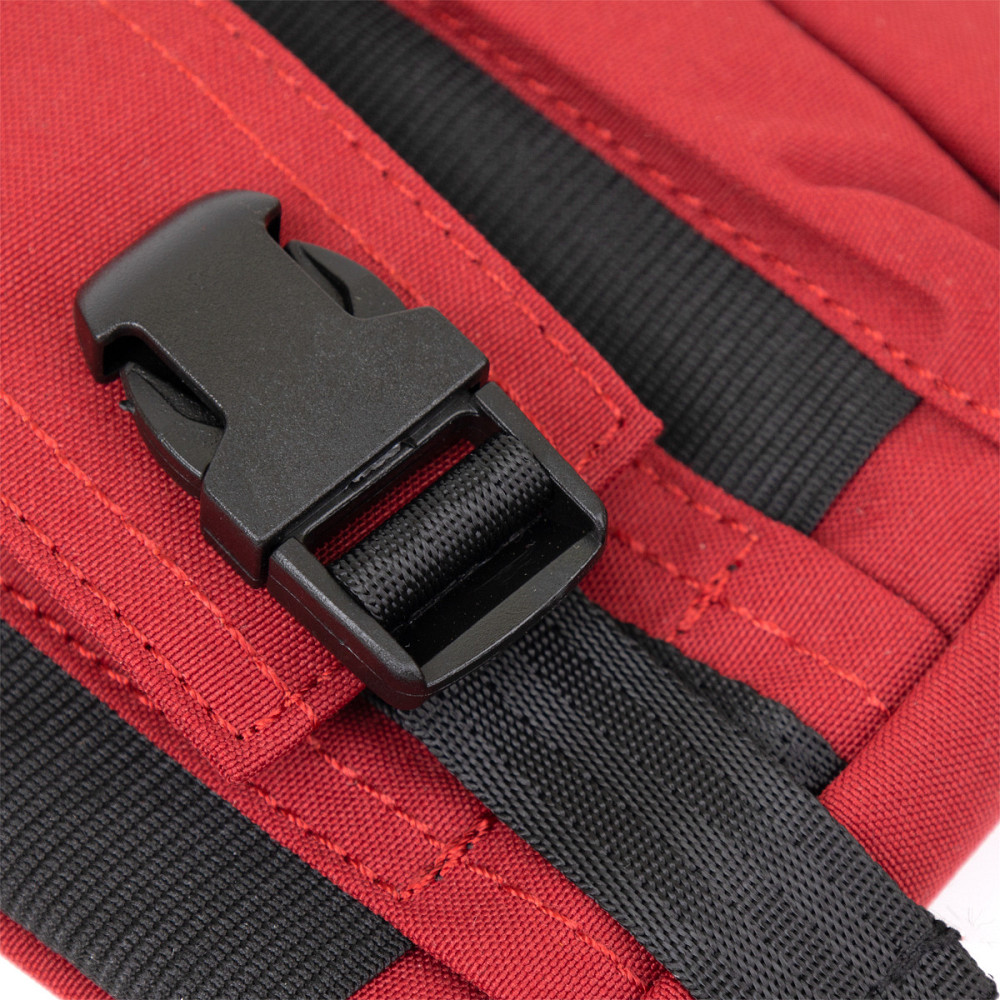 Сумка на пояс нейлон Vintage 20647 Красная Киев - изображение 7