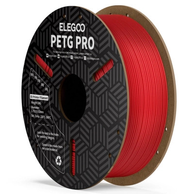 Пластик для 3D-принтера ELEGOO PETG PRO 1кг, 1.75мм, red (50.203.0264) Вінниця - фото 1