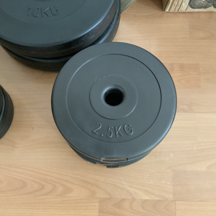 Диск композитний на 2.5 кг 31 мм Гантелі, гирі, штанги і диски з АВС покриттям Київ - фото 1
