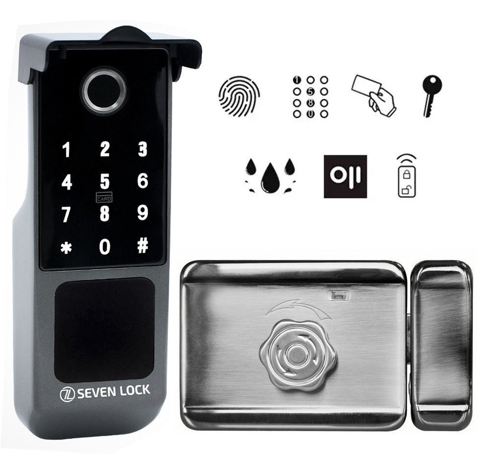 Умный биометрический замок SEVEN LOCK SL-7770BF Киев - изображение 11