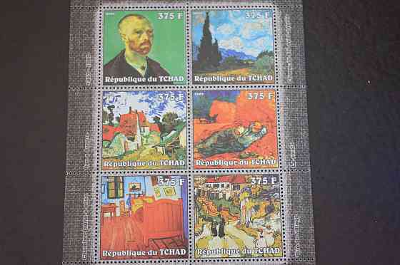 Чад. Искуство. Личности. Блок. 2002 рік (В-8) Полтава