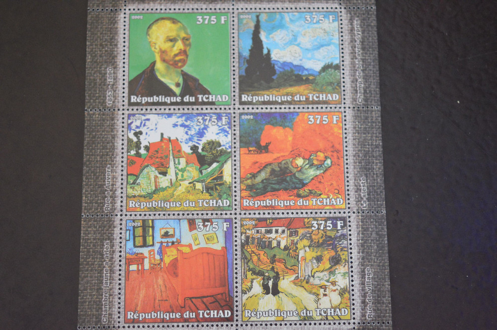 Чад. Искуство. Личности. Блок. 2002 рік (В-8) Полтава - фото 1