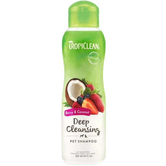 Шампунь для собак та котів TropiClean Deep Cleansing "Ягоди та кокос" універсальний, 3.8 л Вінниця