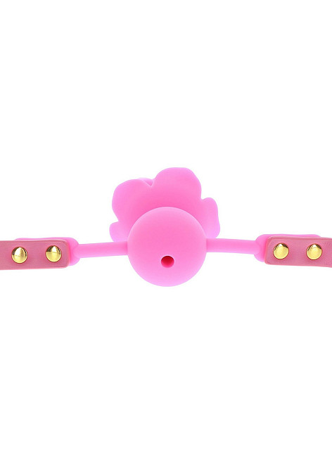 Кляп силиконовый Розочка Taboom Rose Ball Gag, розовый Sex Aura Киев - изображение 6