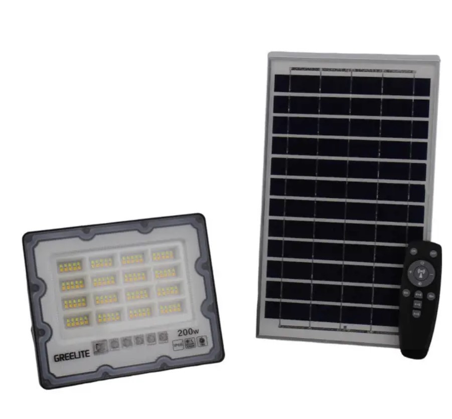 Ліхтар вуличний на стовп 200W JX-007 8955 із сонячною панеллю Винница - изображение 1