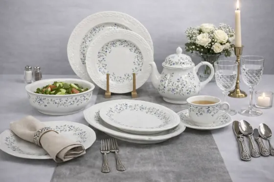 Столовый сервиз на 6 человек 34 предмета DY08 Коломия