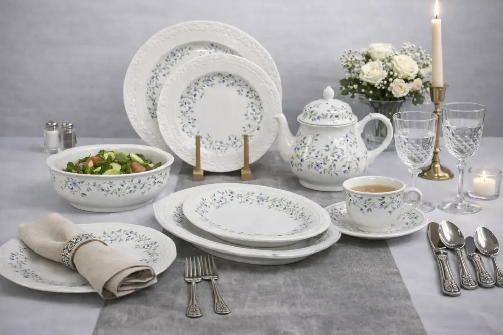 Столовый сервиз на 6 человек 34 предмета DY08 Коломия - фото 1